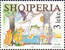 [The 300th Anniversary of the Death of Jean la Fontaine, type BTC]