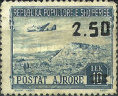[Airmail - Stamps of 1950 Surcharged, type GB]