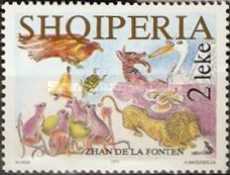 [The 300th Anniversary of the Death of Jean la Fontaine, type BTB]