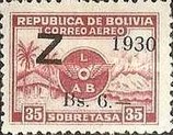 [Airmail - Issue of 1928 Surcharged, type BH5]