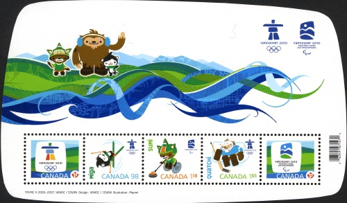 [Winter Olympic Games - Vancouver 2010, Canada - Mascots and Emblems, type ]
