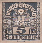 [Newspaper Stamps - Thin White Paper, type XBN2]
