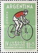 [Airmail - The Fourth Pan-American Games, Sao Paulo, type UX]