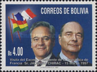 [Visit to Bolivia of President Jacques Chirac of France, type ASY]