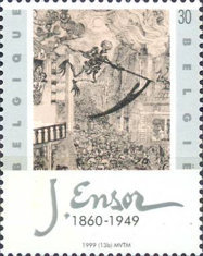 [The 50th Anniversary of the Death of James Ensor, type CFA]