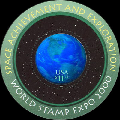 [International Stamp Exhibition "WORLD STAMP EXPO 2000" - With Hologram, type ]
