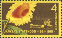 [The 100th anniversary of Kansas Statehood, type YH]