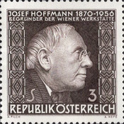[The 10th Anniversary of the Death of Josef Hoffmann, type ACC]
