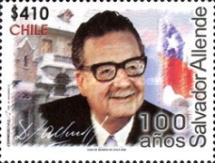[The 100th Anniversary of the Birth of President Salvador Allende, 1908-1979, type BYG]