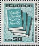 [The 100th Anniversary of the Birth of Pena Herrera and the 100th Anniversary of Central University of Ecuador in Quito, type AXZ]