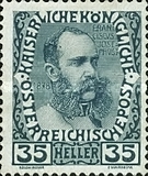 [The 60th Anniversary of the Reign of Emperor Franz Josef II. Normal Paper without Varnish Bars, type AD2]
