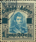 [Airmail - Unissues Stamps Overprinted "Correo Aereo" and Surcharged, type BG2]