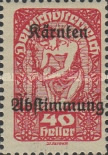[Overprinted "Kärnten Abstimmung" - Referendum in Carinthia, type BD6]