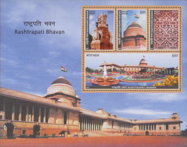 [The Residence of the President - Rashtrapati Bhavan, type ]