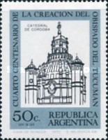 [Airmail - The 400th Anniversary of the Tucuman Diocese, type ACP]