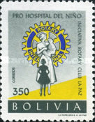 [Founding of Children's Hospital by La Paz Rotary Club, type IO]