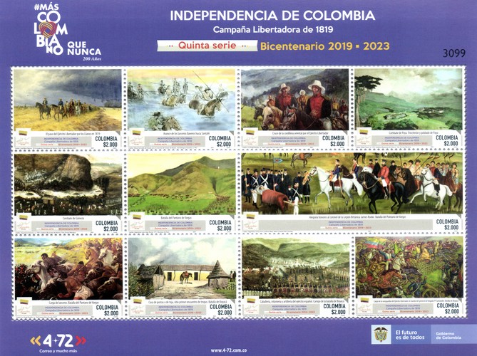 [The 200th Anniversary of the Independence of Colombia, type ]
