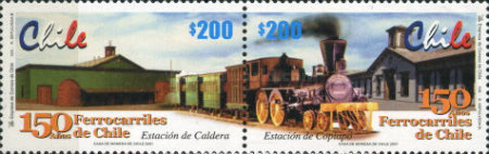 [The 150th Anniversary of Chilean Railways, type BOR]