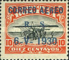 [Airmail - Issue of 1924 Overprinted "CORREO AEREO R. S. 6-V-1930", type AV5]