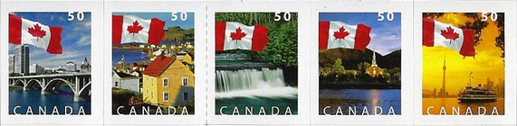 [Canadian Flag and Local Motifs - Self-Adhesive, type ]