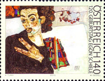 [The 120th Anniversary of the Birth of Egon Schiele, type CUK]