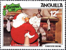 ["The Night Before Christmas" - Scenes from Walt Disney, type PU]