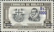 [Currency Revaluation - Founding of La Paz stamps of 1951 Surcharged, type FX2]
