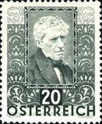 [Charity Stamps - Austrian Poets, type DG]