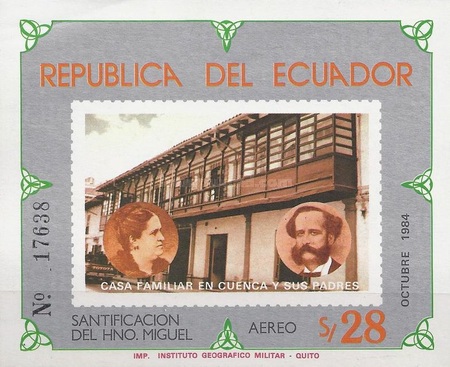 [Airmail - Canonization of Brother Miguel, type XTX]