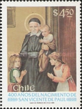 [The 400th Anniversary of the Birth of St. Vincent de Paul, Founder of Sisters of Charity, type AAQ]