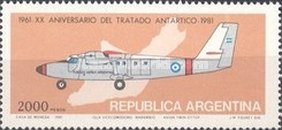 [The 20th Anniversary of the Antarctic Treaty, type AUM]