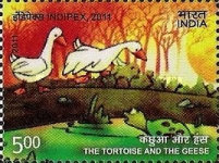 [International Stamp Exhibition INDIPEX 2011, New Delhi - Personalized Stamps, Panchtantra Tales, type BLZ1]
