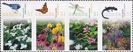 [Flora and Fauna - Gardens - Self-Adhesive, type ]