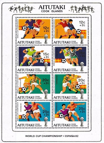[Football World Cup - Spain 1982 - Football Scenes - Issues of 1981 Surcharged 2c, type ]