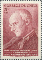 [The 100th Anniversary of the Birth of Cardinal Caro, 1866-1958, type PU]