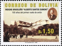[The 100th Anniversary of the First Flight of Santos Dumont, type BFM]