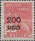 [No. 307 Surcharged, type EL]