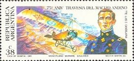 [The 75th Anniversary of the First Flight over the Andes, type BUA]