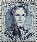 [King Leopold I - Perforated, type B22]