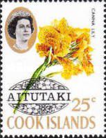 [Cook Island Postage Stamps Overprinted, type AR]