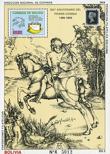 [The 500th Anniversary of Postal Connections in Europa, type ]
