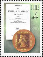 [The 92nd Anniversary of Philatelic Society of Chile, type AAM]