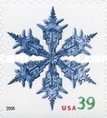 [Holiday Snowflakes - Self-Adhesive - Denomination Higher than the "2006" Inscription, type FAE1]