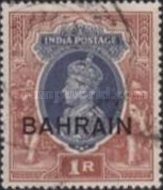 [Postage Stamps of India Overprinted "BAHRAIN", type C10]