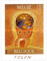 [The Magic of Jean-Michel Folon. Self Adhesive, type DXH]