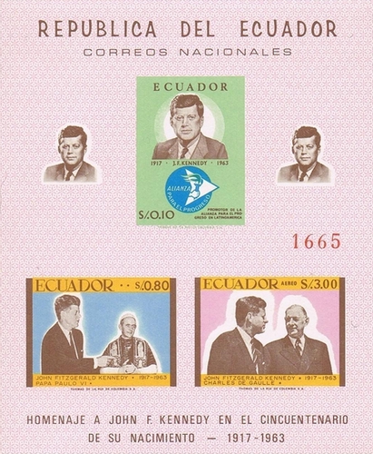 [Airmail - The 50th Anniversary of the Birth of John F. Kennedy, 1917-1963, type ]