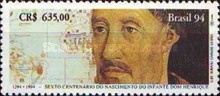 [The 600th Anniversary of the Birth of Prince Henry the Navigator, 1394-1460, type CSP]