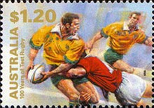 [The 100th Anniversary of the Participation in International Rugby Championships, type BGG]