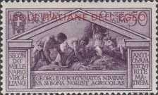 [Italian Stamps No 316-324 in Different Colors Overprinted "ISOLE ITALIANE DELL'EGEO", type N]