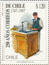 [The 250th Anniversary of Postal Service in Chile, type BHC]